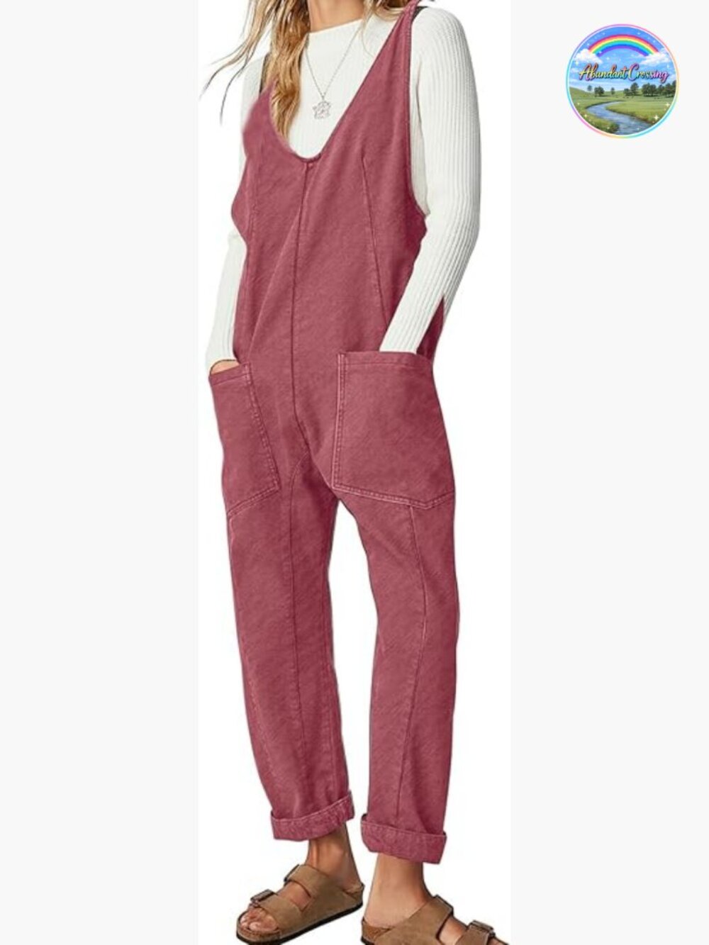 Womens High Roller Denim Bib Jumpsuit Baggy Overalls Casual Loose with Pockets